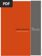 Asphalt Works Method Statement | PDF | Road Surface | Concrete