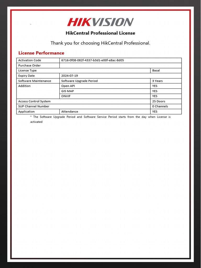 HikCentral Professional License Guide | PDF | Computer Network ...