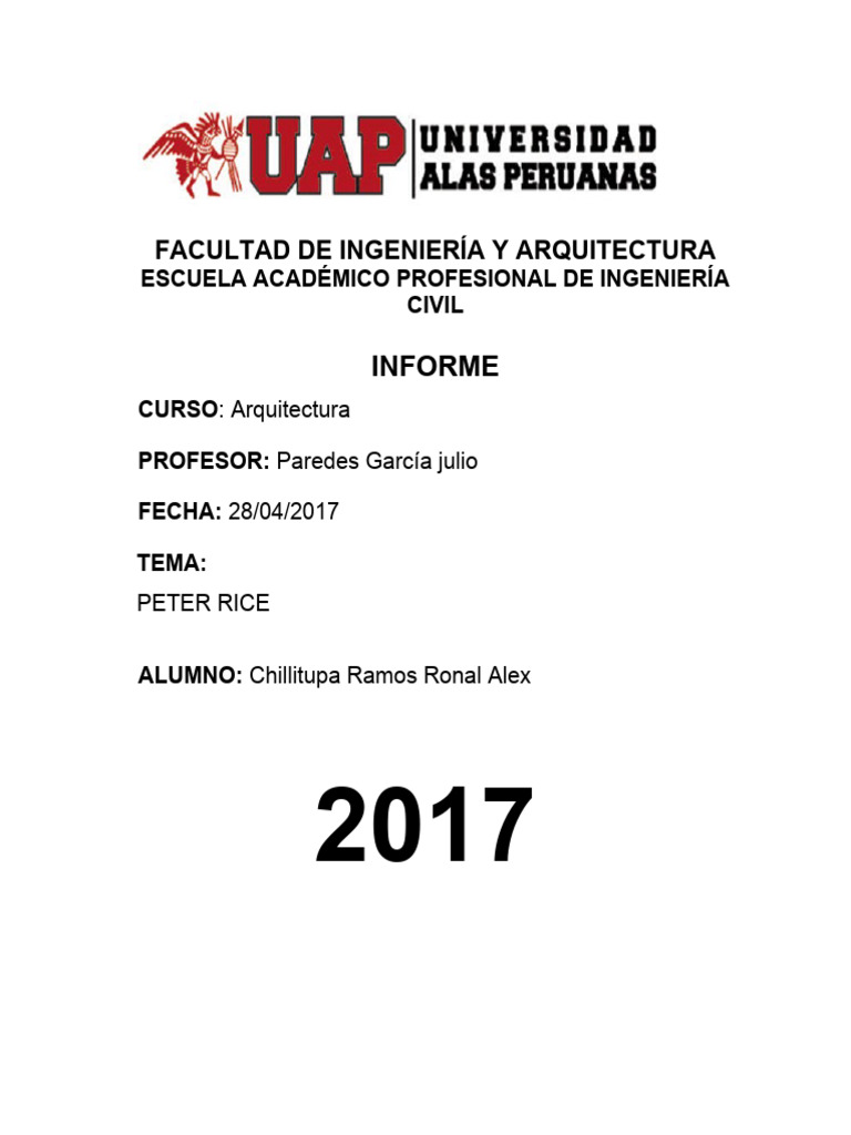 Peter Rice: Innovación en Ingeniería Civil | PDF | Ingeniería