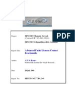 Fenet d3613 Dle Advanced Finite Element Contact Benchmarks