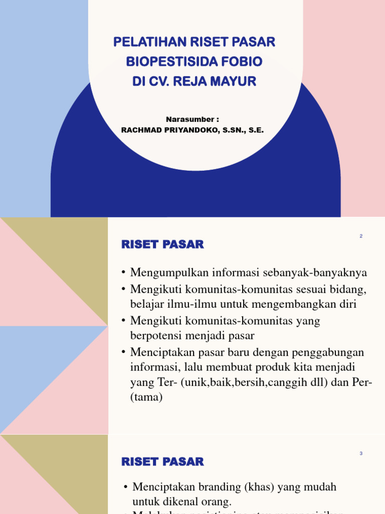Strategi Riset Pasar BioPestisida | PDF | Seni