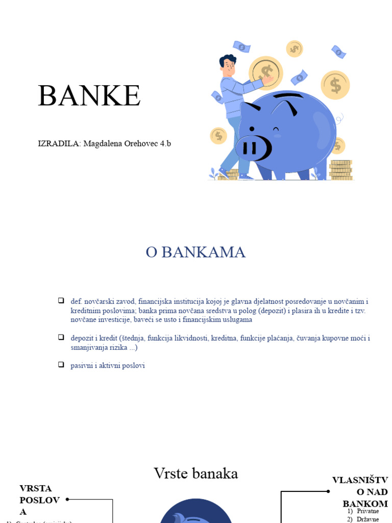 Banka - Politika I Gospodarstvo | PDF