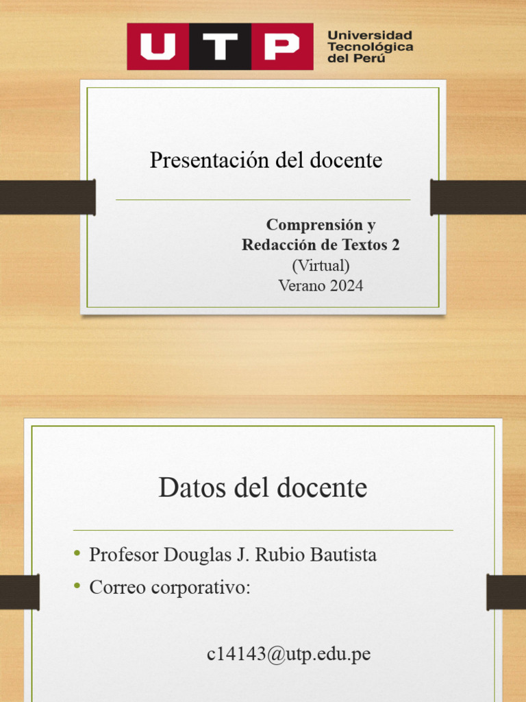 Curso Virtual de Redacción Verano 2024 | PDF | Aprendizaje