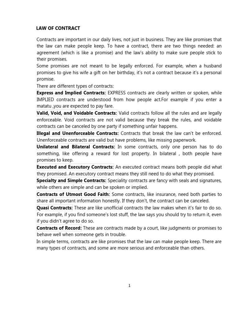 Law Notes Consolidated | PDF | Consideration | Legal Liability
