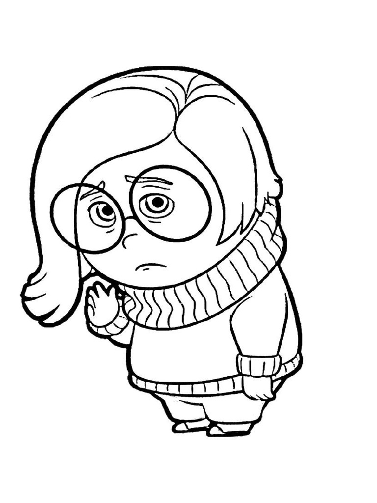 Portada de la libreta para colorear de Intensamente 2