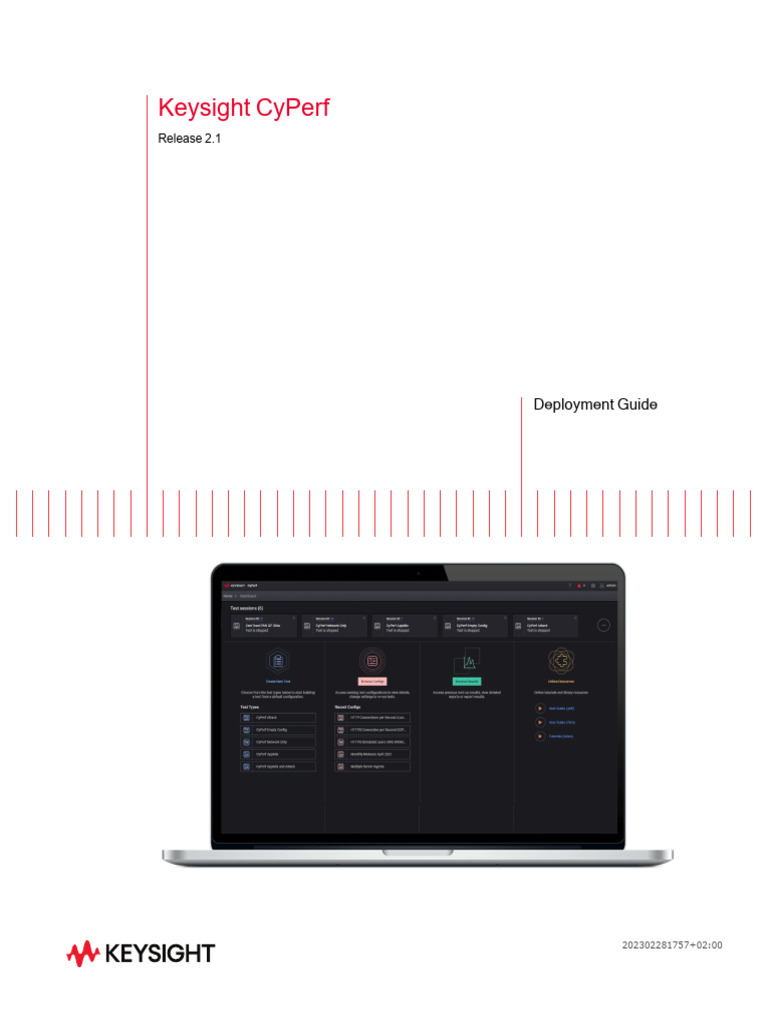 Keysight CyPerf Deployment Guide | PDF | Ip Address | Proxy Server