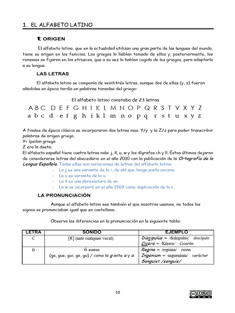 Tema 2 El Alfabeto Latino | PDF | Alfabeto | Escritura latina