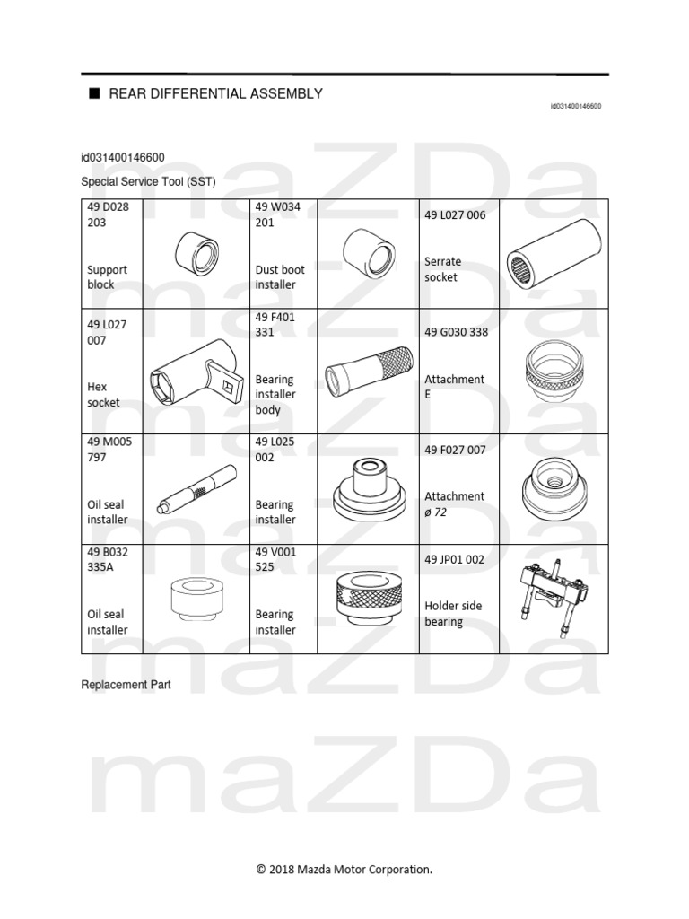 Rear Differential Assembly Guide | PDF | Gear | Bearing (Mechanical)