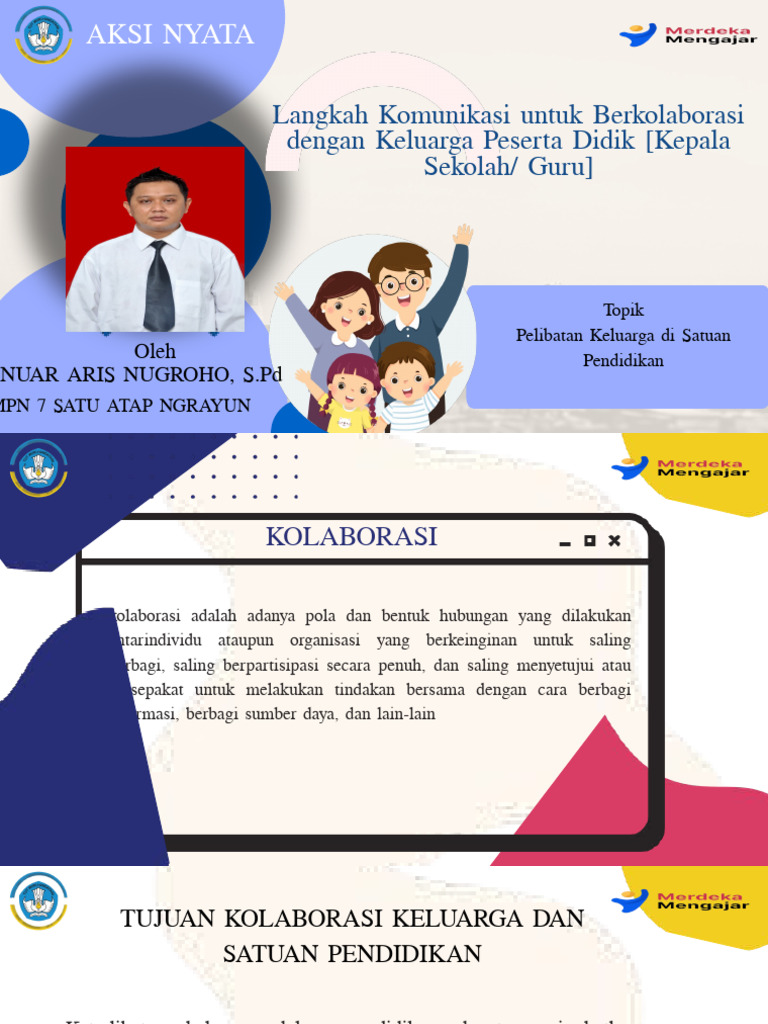 Kolaborasi Keluarga dan Sekolah efektif | PDF | Karier & Perkembangan