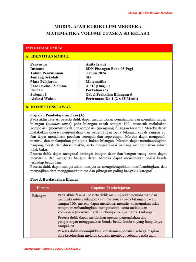 Bab 12 Ma Matematika Kls 2 Pdf