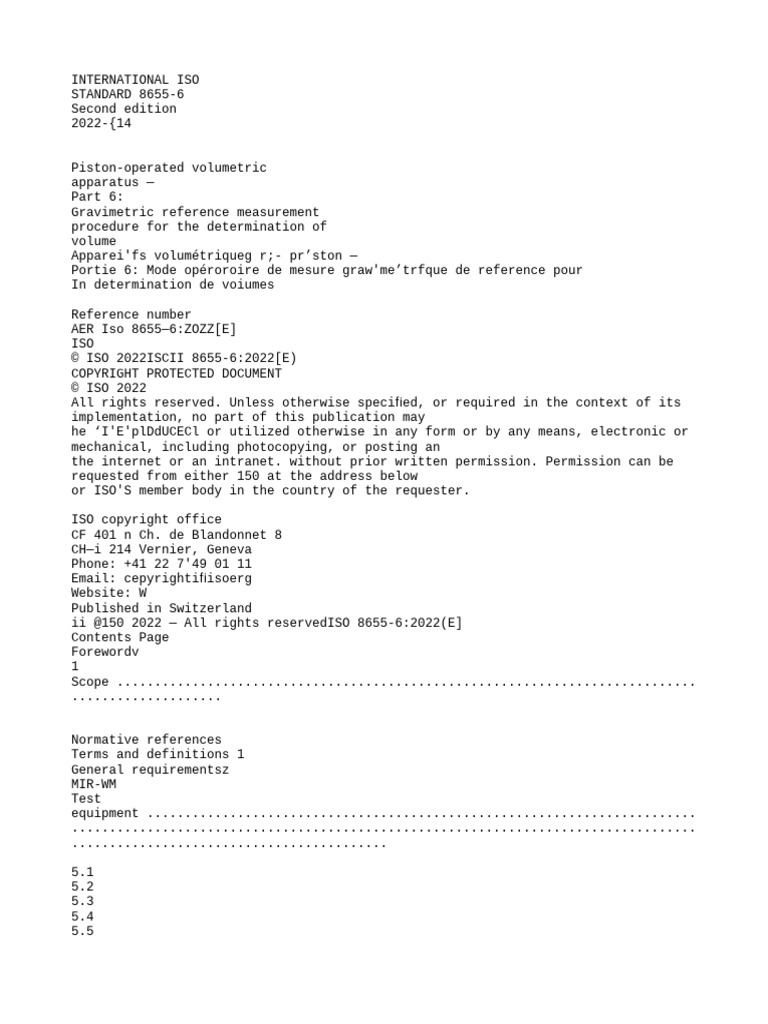 iso-8655-6-2022-gravimetric-reference-measurement-procedure