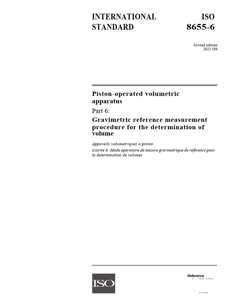 iso-8655-6-2022-gravimetric-reference-measurement-procedure