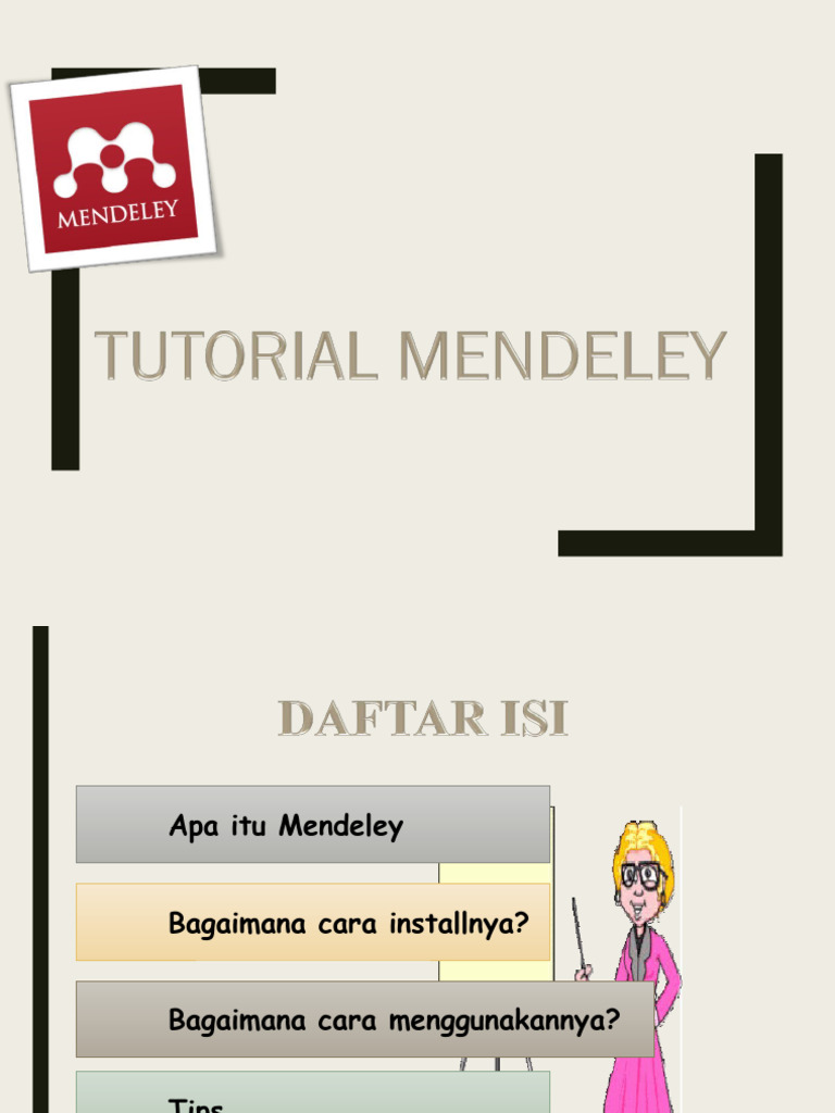 Tutorial Mendeley untuk Pemula | PDF