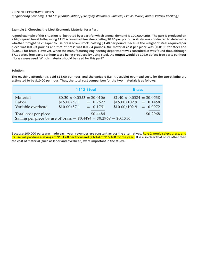 Economic Analysis of Machine Automation | PDF | Efficient Energy Use ...