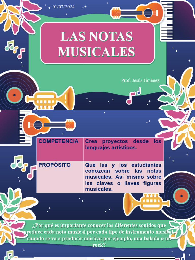 Las Notas Musicales Pdf Clave Musicología