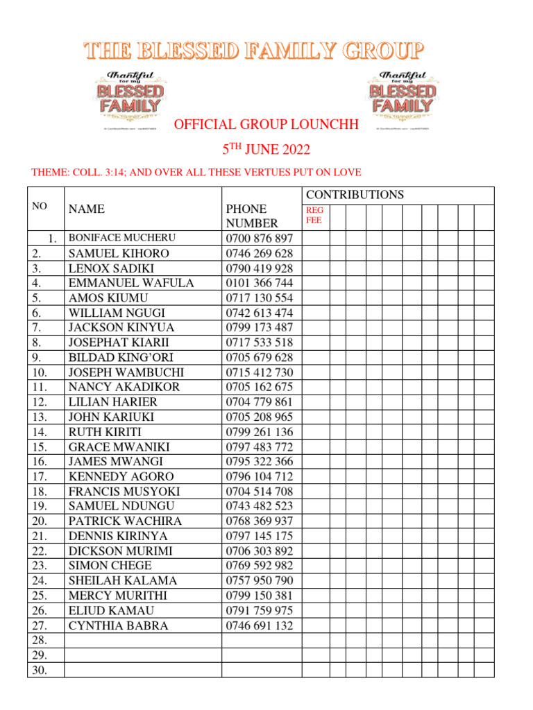Members Form | PDF