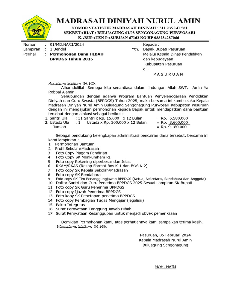 Proposal bppdgs 2025 mdna fix pdf