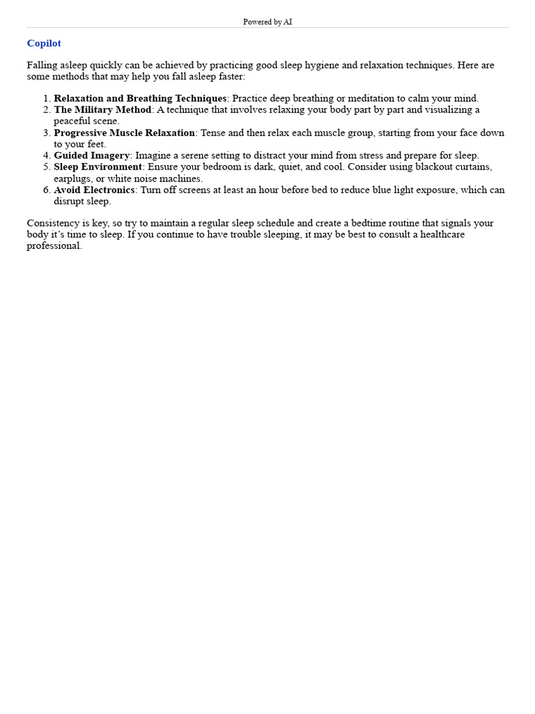 How To Earn Get Sleep Quickly 2 | PDF | Self-Improvement | Wellness