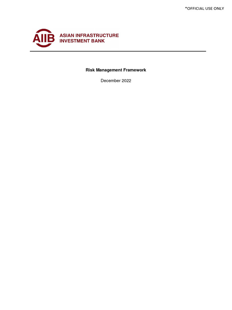 Risk Management Framework 2 | PDF | Financial Risk | Risk