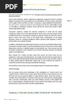 Download Alternatives Materials for ITO in Touch Screens by NanoMarkets SN7495945 doc pdf