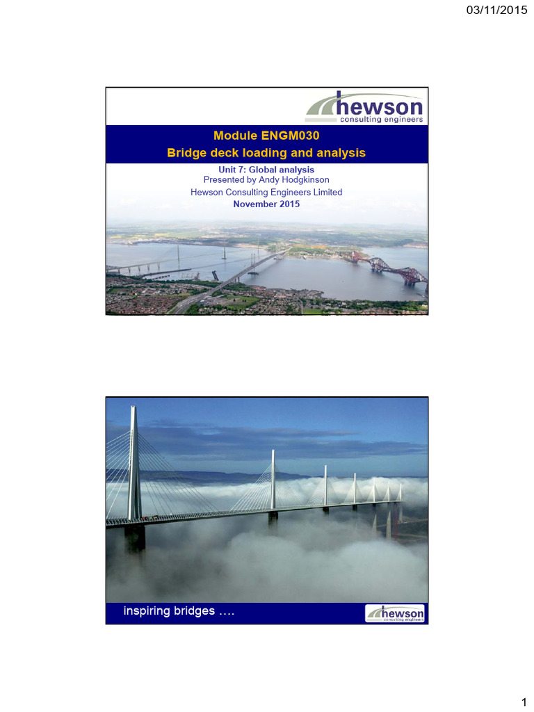 Bridge Deck Analysis Methods Overview | PDF | Bending | Beam (Structure)