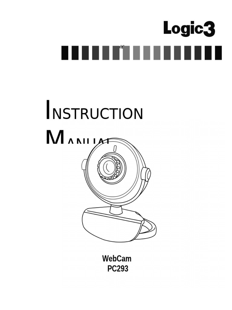 User Manual Webcam Pc293 en 031108 | PDF | Personal Computers | Computing