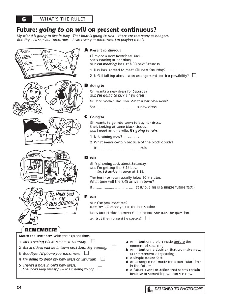 Future Tense Usage Exercises | PDF
