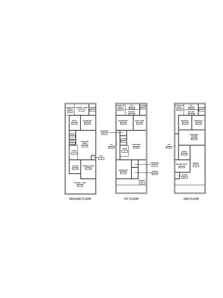 Ground Floor 1St Floor 2Nd Floor | PDF