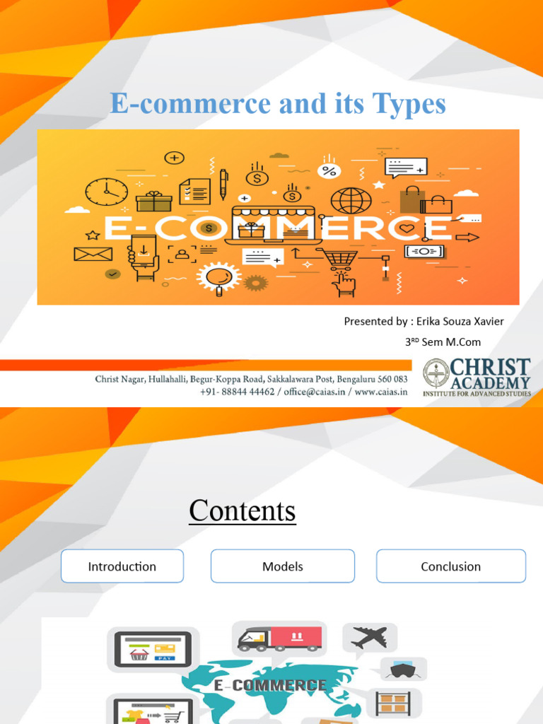 Types of E-commerce Models Explained | PDF | Business