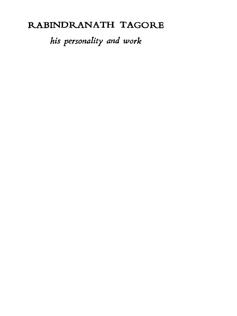 LIFE AND WORKS OF RABINDRANATH TAGORE PDF visual data 4