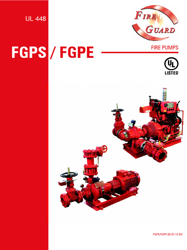 UL 448 Fire Pump Standards Overview | PDF | Safety