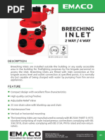 Breeching Inlet Cabinet Specifications | PDF | Valve | Building Materials