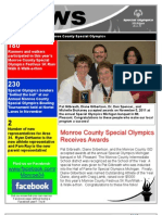 Monroe County Special Olympics Newsletter Fall 2011