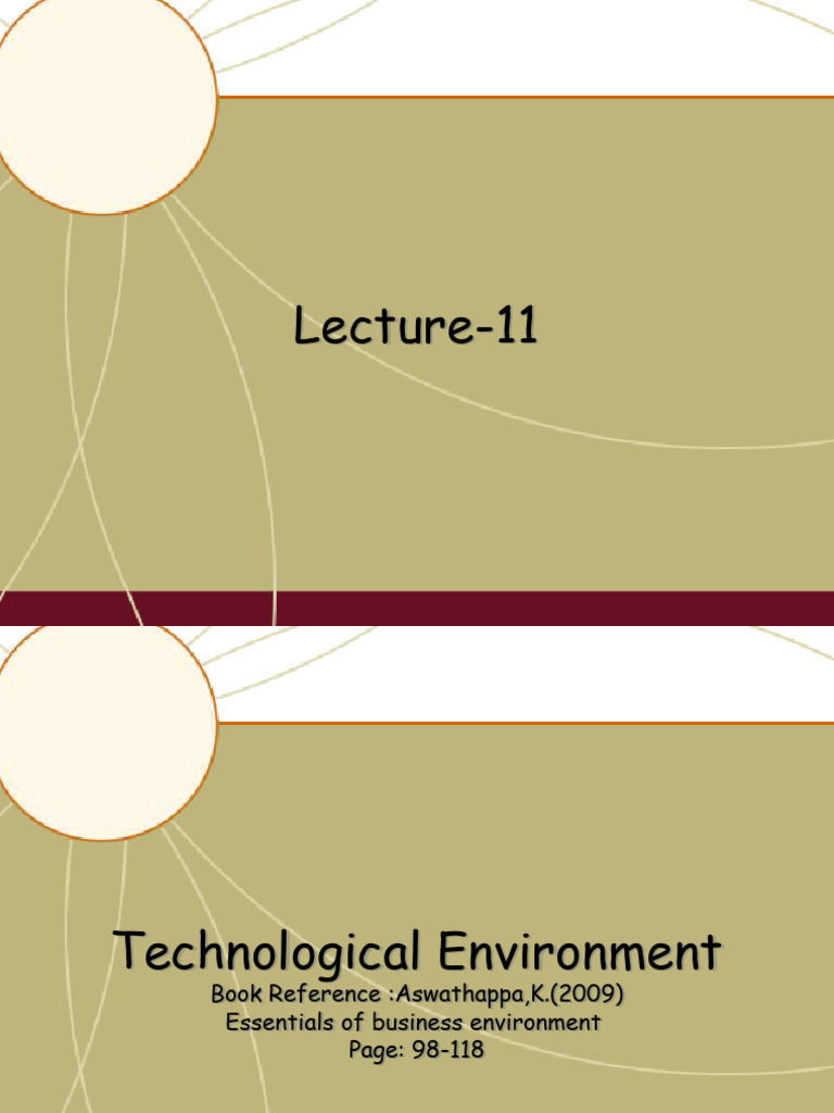 Technological Environment Impacts | PDF | Innovation | Labour Economics