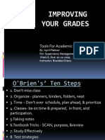 Improving Your Grades in Higher Education by April Tupper