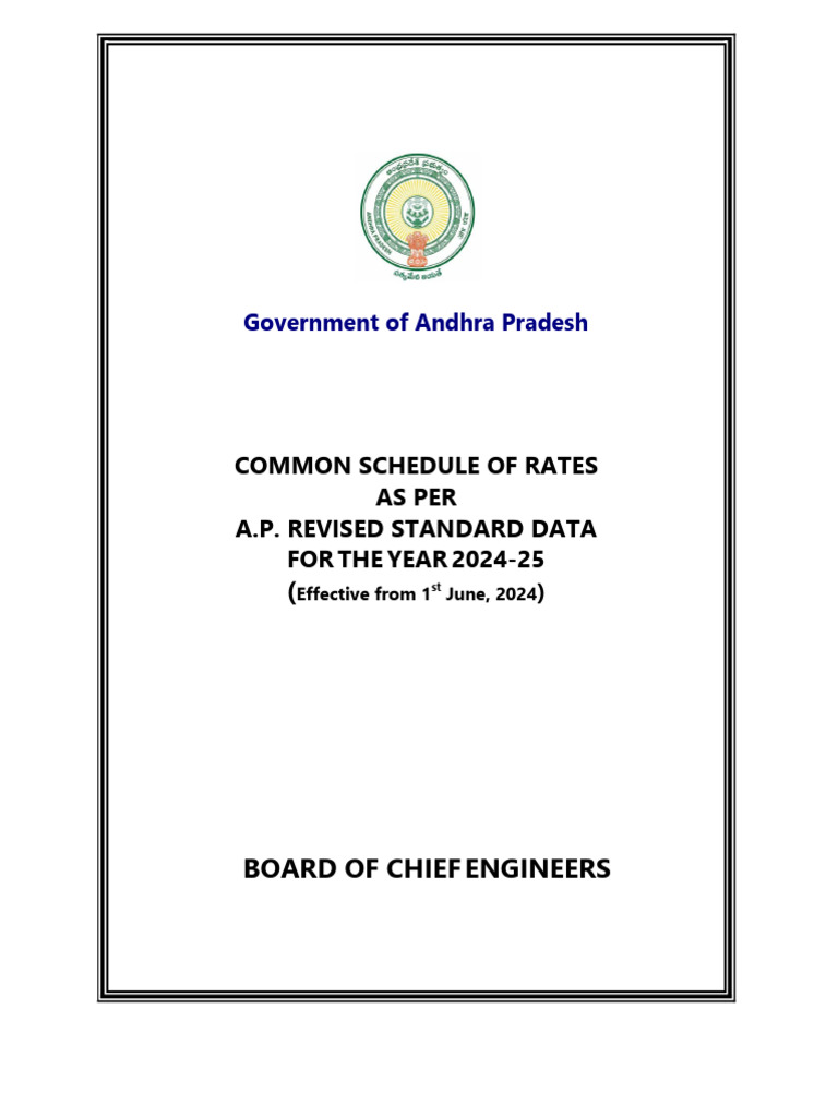 a-p-common-schedule-of-rates-2024-25-pdf-construction-aggregate