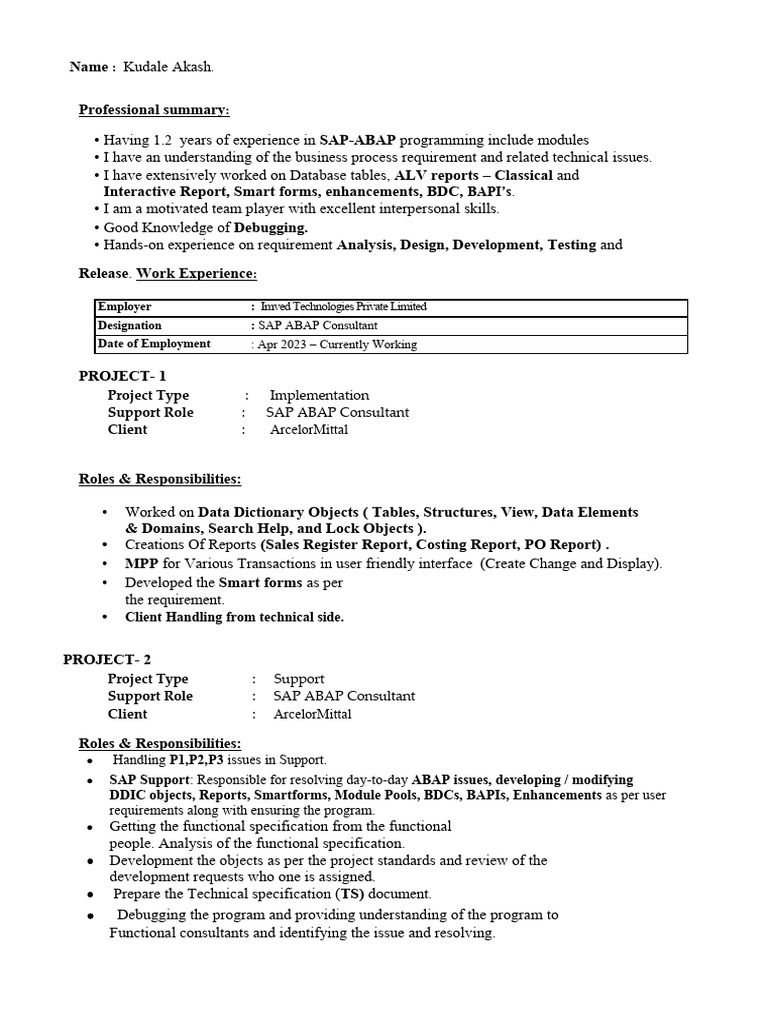 Abap Logic Information Technology