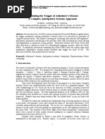 Richard L. Amoroso and Paul J. Amoroso - Elucidating The Trigger of Alzheimer's Disease: A Complex Anticipatory Systems Approach