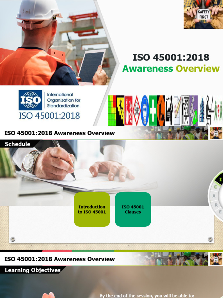 Iso-45001-2018 Awareness Training | PDF | Occupational Safety And ...