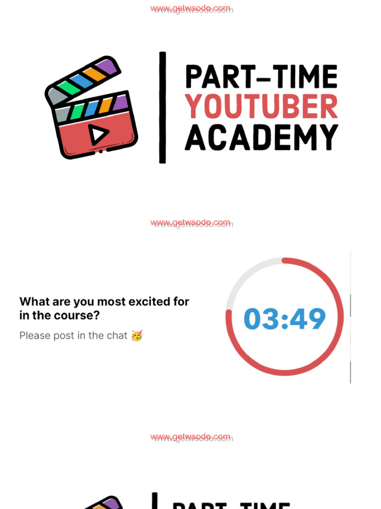 1 Part Time Youtube Academy | PDF