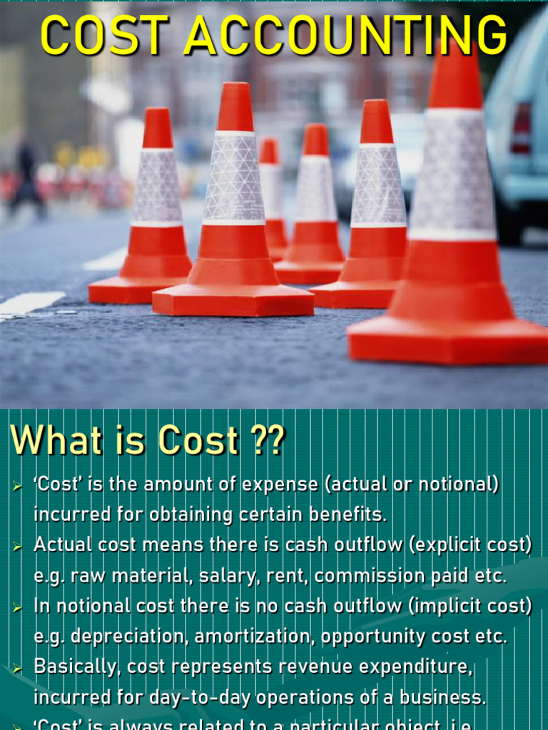 Cost accounting basics pdf cost accounting opportunity cost