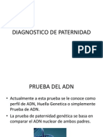 Diagnostico de Paternidad