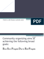 Community Organizing