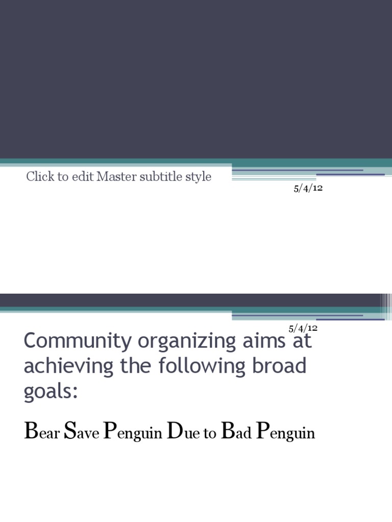 Community Organizing | PDF | Community Organizing | Empowerment