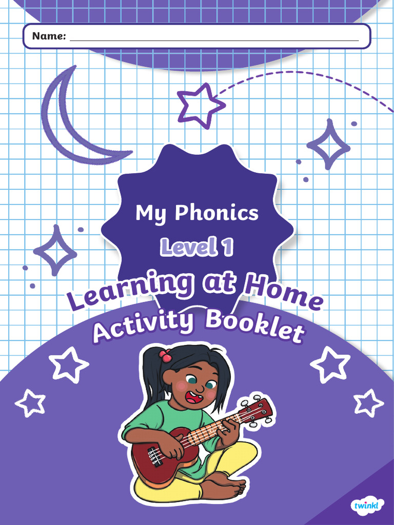 Phonics Level 1 Learning at Home Activity Booklet | PDF