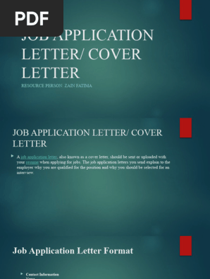 Job Application Letter