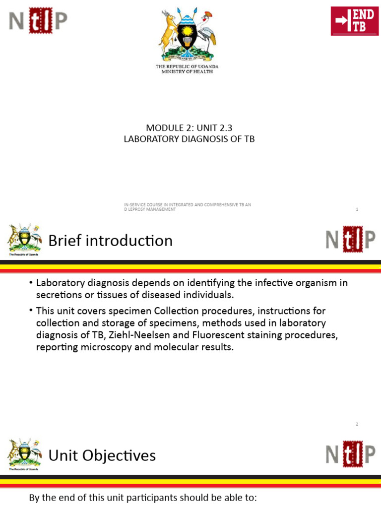 Laboratory Diagnosis of Tuberculosis | PDF | Tuberculosis | Clinical ...
