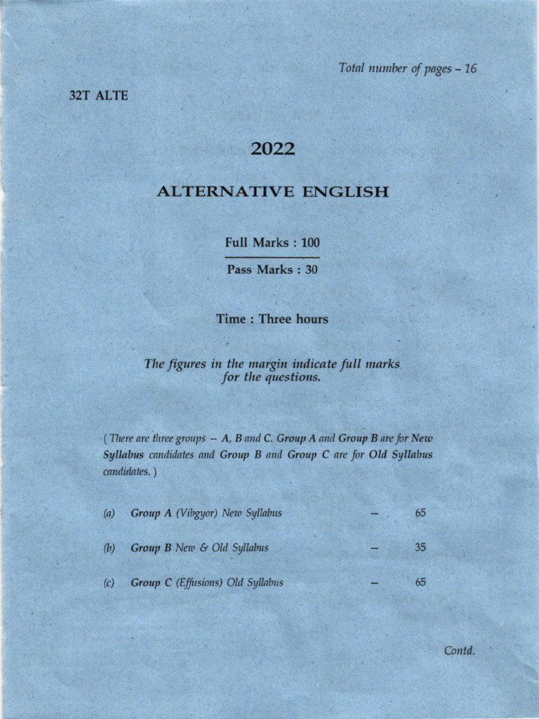 AHSEC CLASS 12 ALTERNATIVE ENGLISH SOLVED QUESTION PAPER 2023 PDF visual data 5