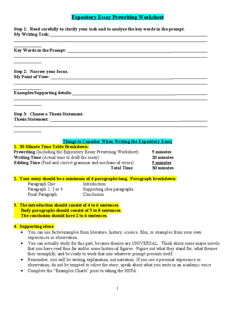 Expository text definition image