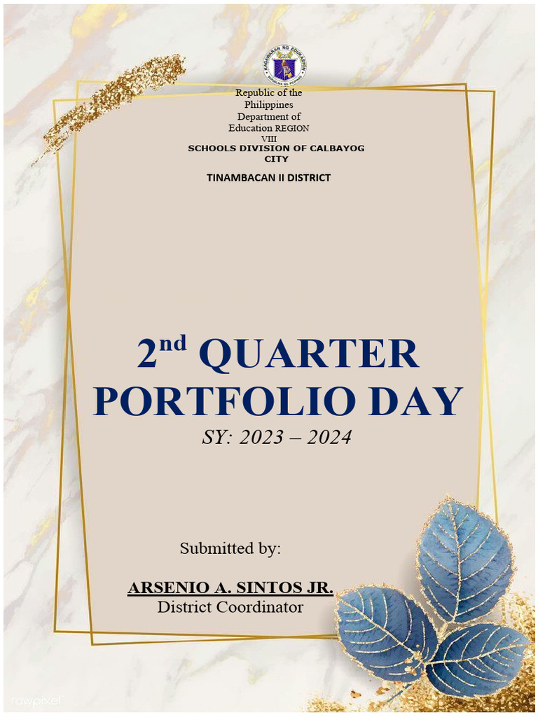 2nd Quarter PORTFOLIO DAY ACR PDF Behavior Modification Learning